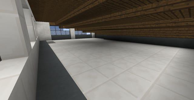 Современная база вид внутри 3