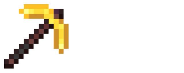 Улучшенная золотая кирка