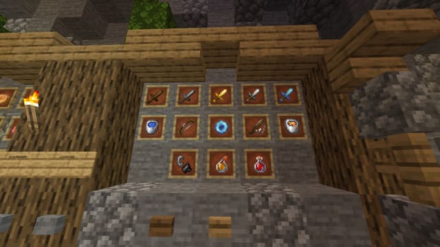 Разные предметы в рамках