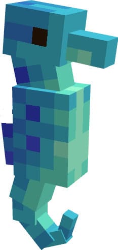 Синий морской конек