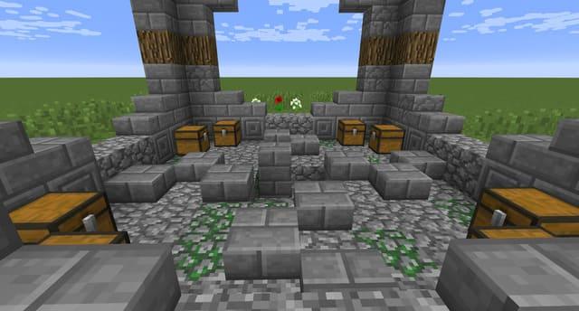 Руины храма вид внутри