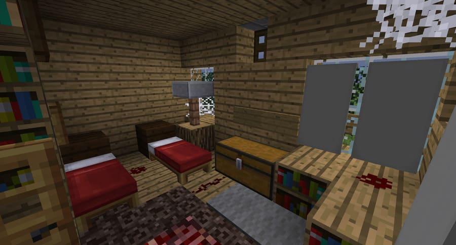 Заброшенный домик вид внутри 5