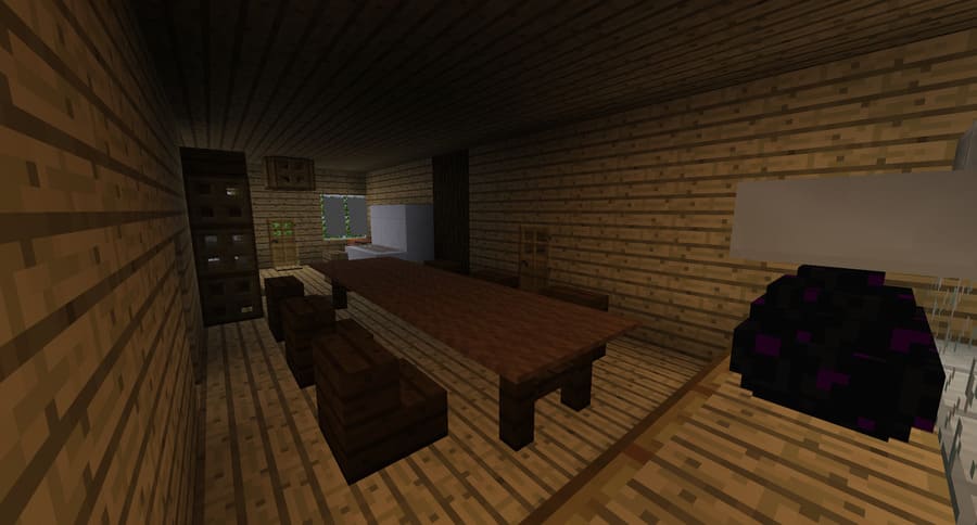 Заброшенный домик вид внутри 2