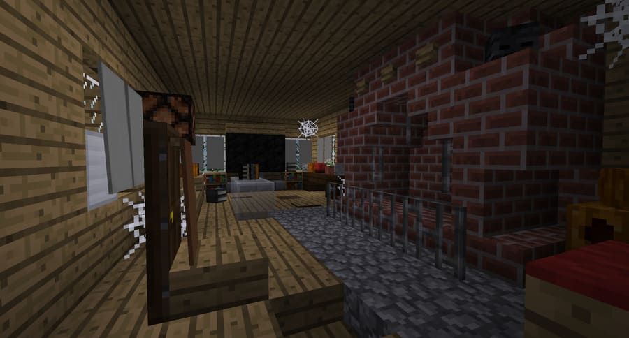 Заброшенный домик вид внутри 4