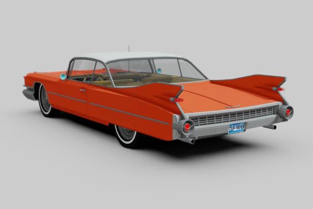 Кадиллак сзади