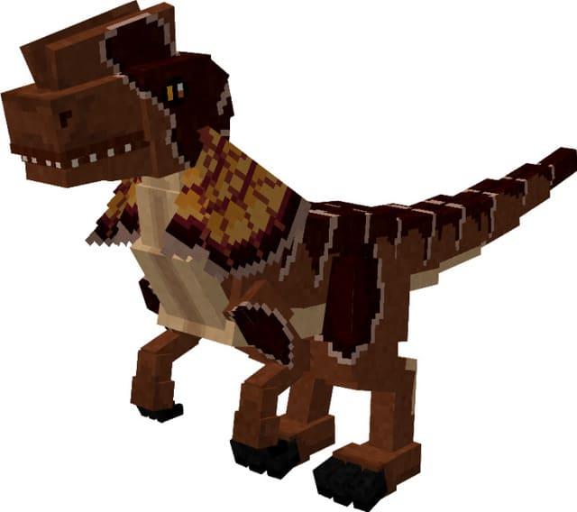 Рог на лице динозавра