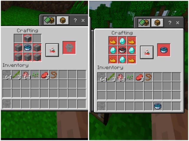 Рецепты крафта дополнения