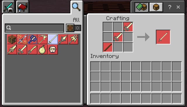 Крафт Длинного меча пустыни