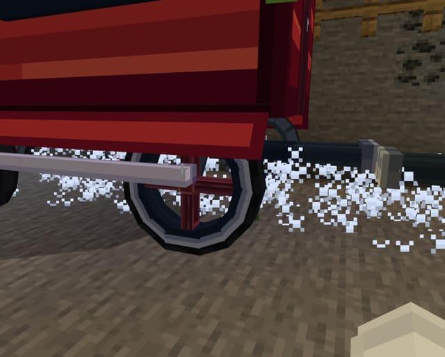 Частицы от движения поезда