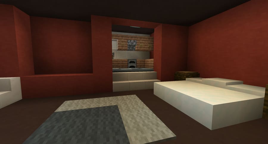 Обустроенная гостиница вид внутри 5