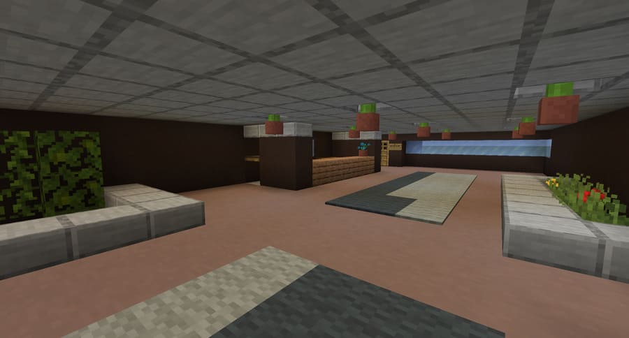 Обустроенная гостиница вид внутри