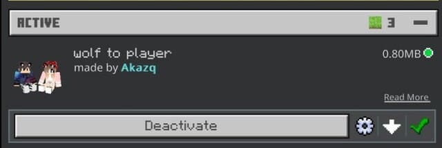 Настройки дополнения