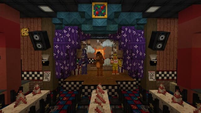 Сцена для выступлений аниматроников