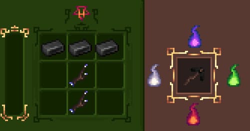 Черная железная кирка