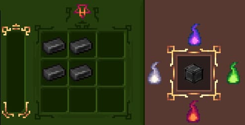 Черный железный блок