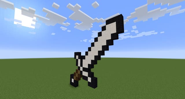 Железный меч вид спереди