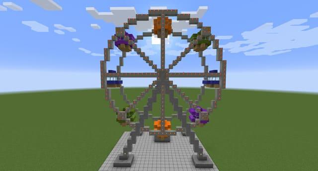 Колесо обозрения вид спереди 2