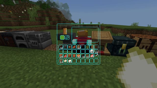 Инвентарь с голубыми краями