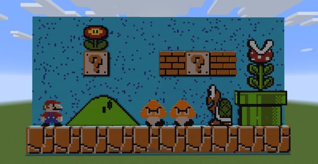 Сцена из Марио вид спереди 2