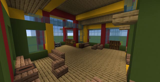 Красочный дом вид внутри 3