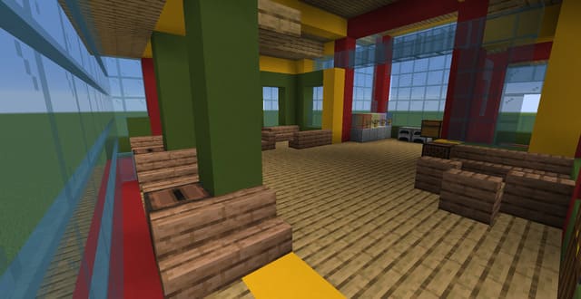 Красочный дом вид внутри 4