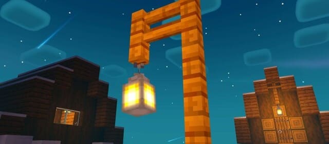 Фонарь на столбе