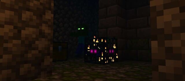 Спаунер мобов в пещере