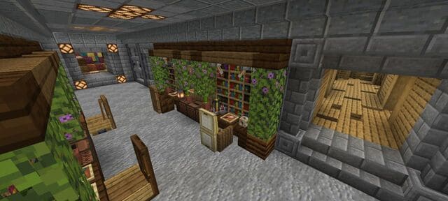 Коридор с механизмами