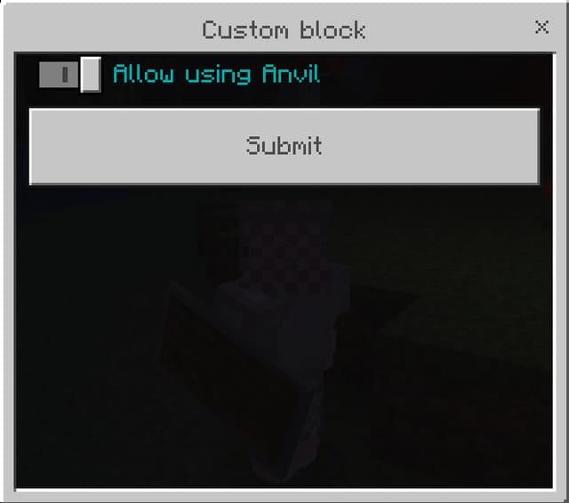 Выбор блоков