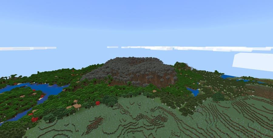 Вид на Бледный сад сверху