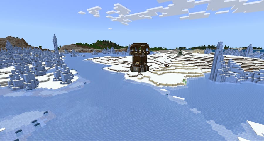 Вид на аванпост разбойников