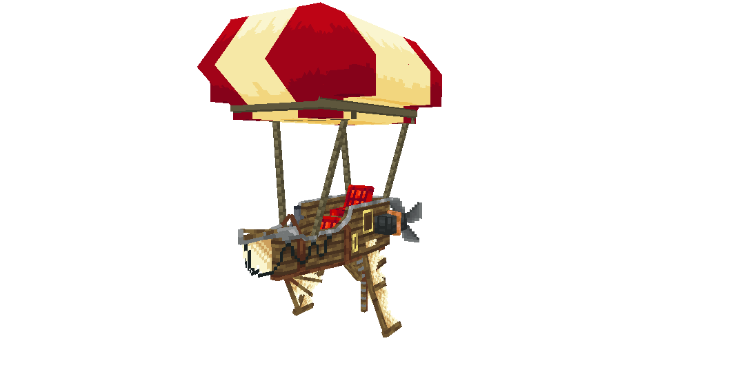 Анимация Дирижабля