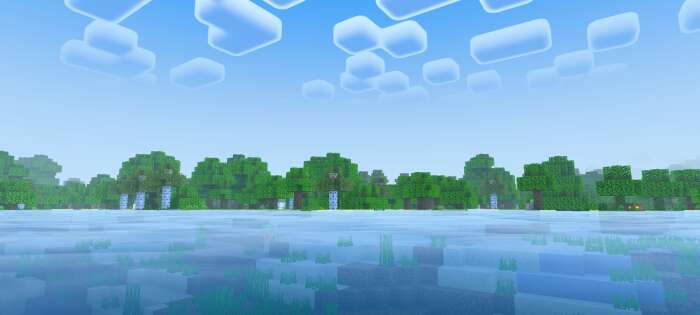 Голубая гладь воды